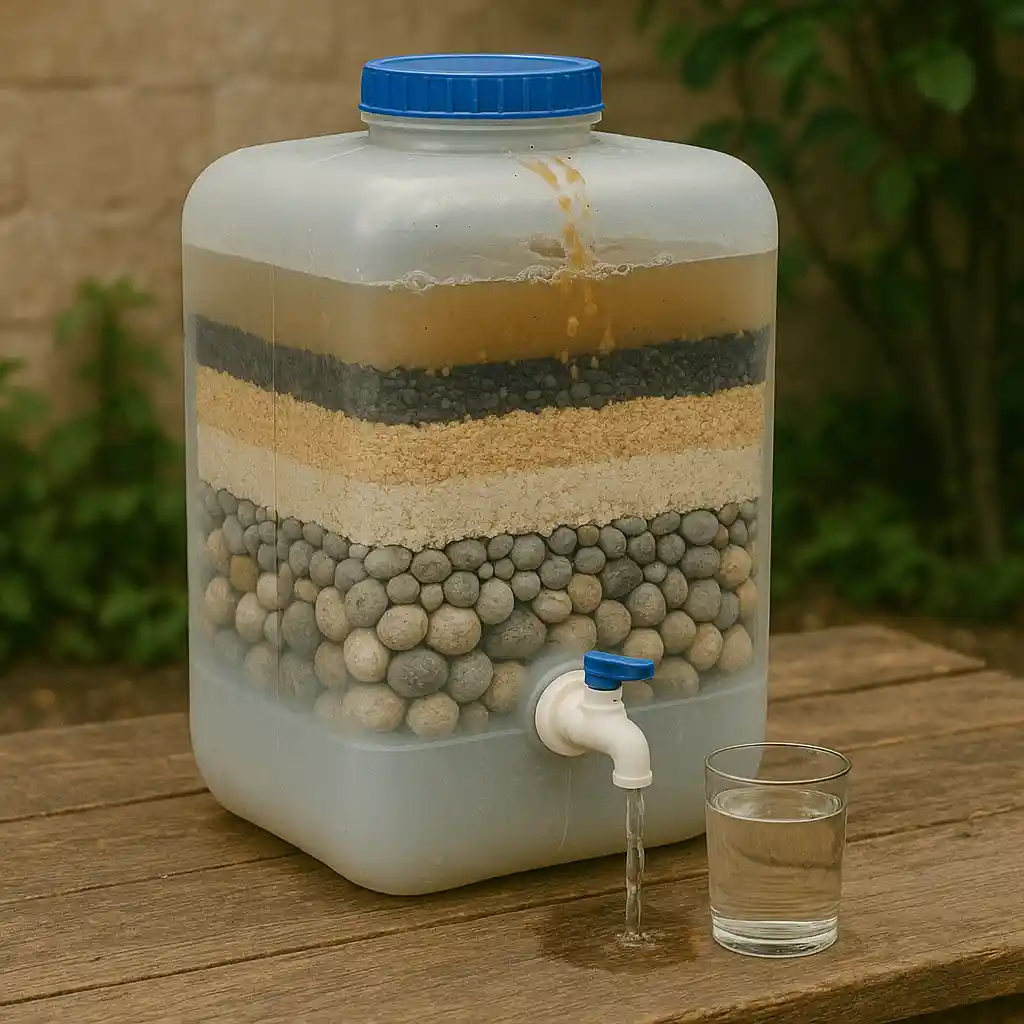 Filtro de cubo o biofiltro lento