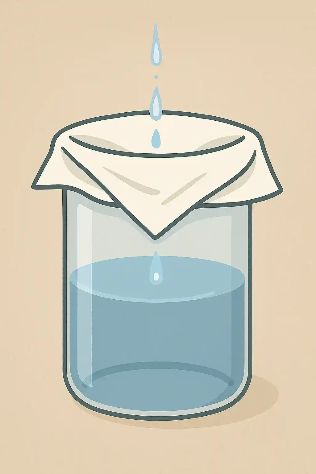 Filtrado con tela o paño